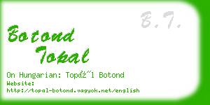 botond topal business card